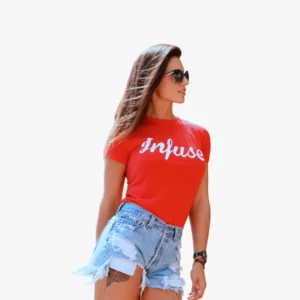 Red Round Neck T-Shirt