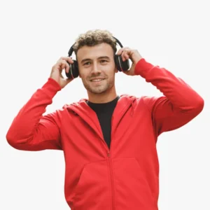 Red Hooded Sweatshirt